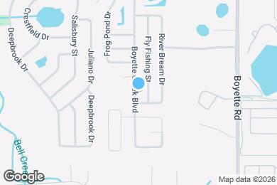 Map image of the property - 10512 Boyette Creek Blvd