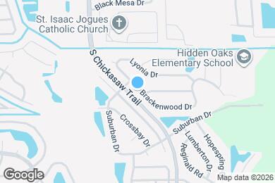 Map image of the property - 8622 Brackenwood Dr