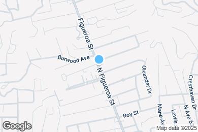 Map image of the property - 6820 N Figueroa St