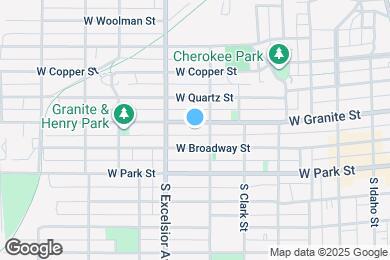 Map image of the property - 818 W Granite St