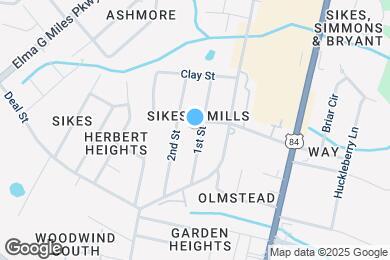 Map image of the property - 605 1st St