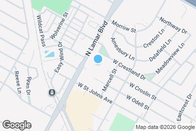 Map image of the property - 7401 N Lamar Blvd