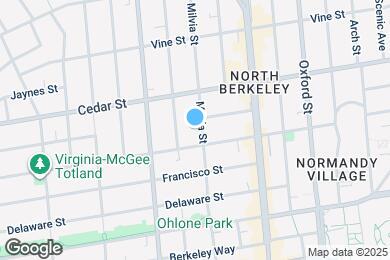 Map image of the property - 1636 Milvia St