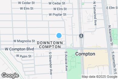 Map image of the property - 323 W Magnolia St