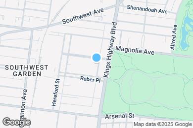 Map image of the property - 4922 Magnolia Ave
