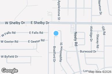 Map image of the property - 4734 Bradford Dr