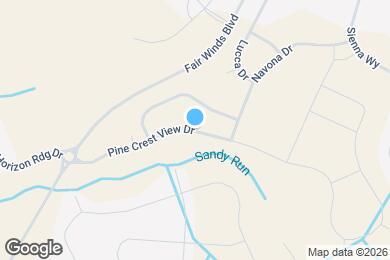 Map image of the property - 168 Pine Crest View Dr