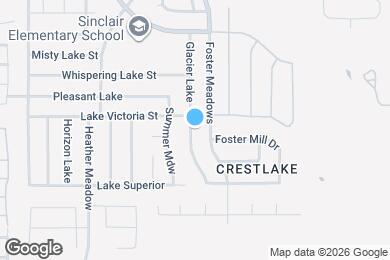 Map image of the property - 3514 Glacier Lake