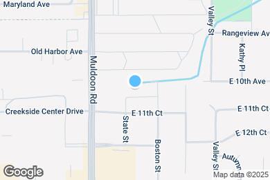 Map image of the property - 8008 E 10th Ave