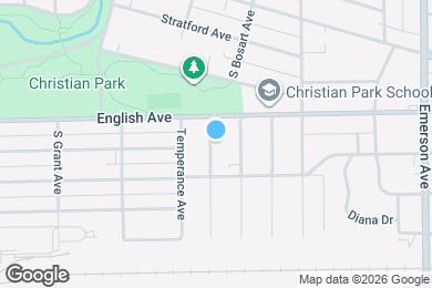 Map image of the property - 523 S Drexel Ave
