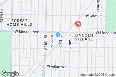 Map image of the property - 2327 S 15th St