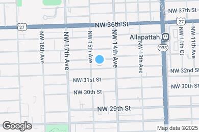 Map image of the property - 1465 NW 32nd St