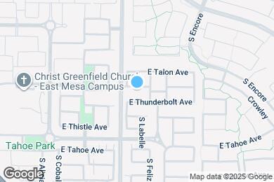 Map image of the property - 10031 E Toledo Ave