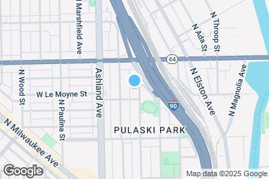 Map image of the property - 1512 N Greenview Ave