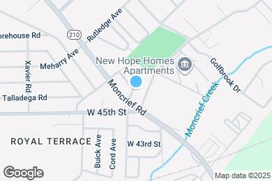 Map image of the property - 1760 Audubon St