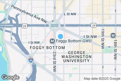 Map image of the property - 2221 I St NW