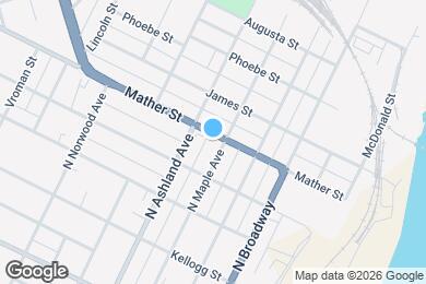 Map image of the property - 623 N Maple Ave