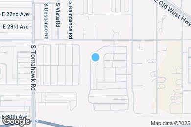 Map image of the property - 2576 S Chaparral Rd