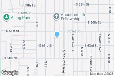 Map image of the property - 6115 S Thompson Ave