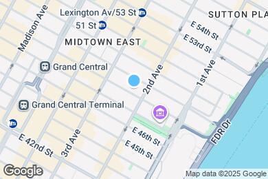 Map image of the property - 245 E 48th St