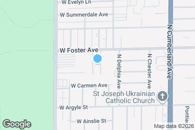 Map image of the property - 8641 1/2 W Foster Ave