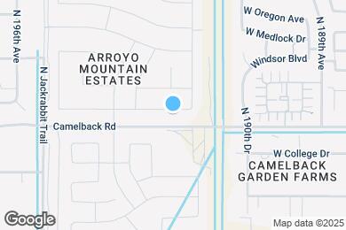 Map image of the property - 19209 W Pasadena Ave