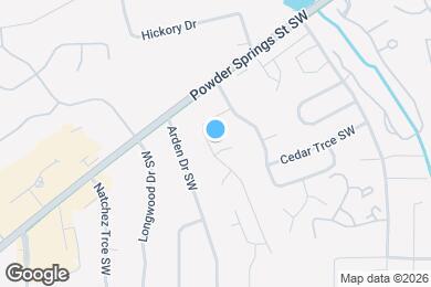 Map image of the property - 1021 Sugar Springs Dr SW