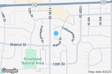 Map image of the property - 1120 Cottonwood Dr