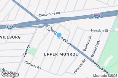 Map image of the property - 957 Monroe Ave
