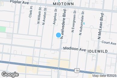 Map image of the property - 45 N Belvedere Blvd
