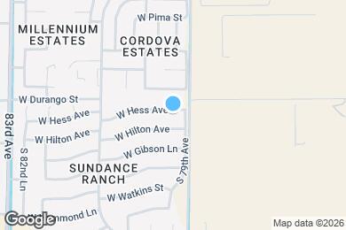 Map image of the property - 7917 W Hess Ave