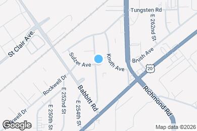 Map image of the property - 1521 E 256th St
