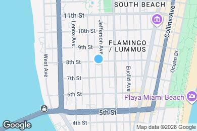 Map image of the property - 750 Jefferson Ave