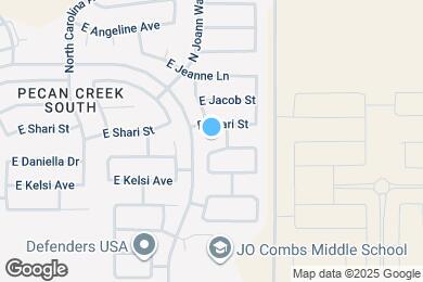 Map image of the property - 1618 E Daniella Dr