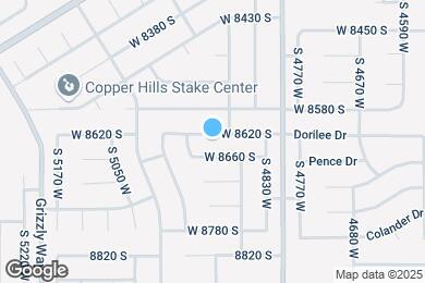 Map image of the property - 4919 W 8620 S