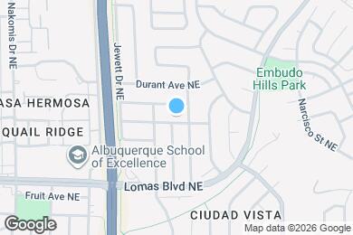 Map image of the property - 13509 Pierce Arrow Rd NE