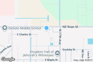 Map image of the property - 1450 E Gibson St