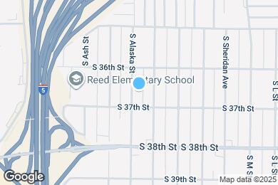 Map image of the property - 3627 S Alaska St