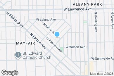 Map image of the property - 4606 N Kelso Ave