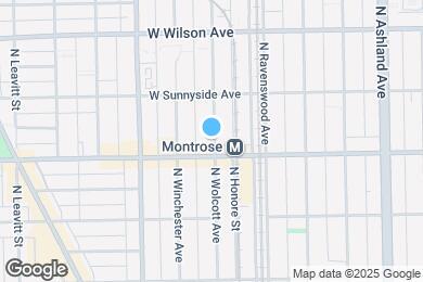 Map image of the property - 4414 N Wolcott Ave