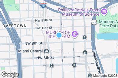 Map image of the property - 801 N Miami Ave