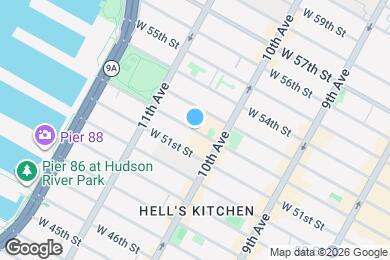 Map image of the property - 535 W 52nd St