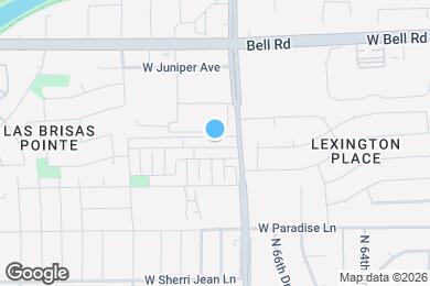 Map image of the property - 6713 W Aire Libre Ave