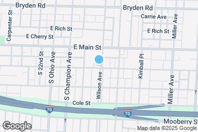 Map image of the property - 449 Wilson Ave