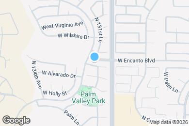Map image of the property - 13166 W Cypress St
