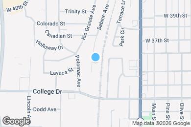 Map image of the property - 3514 Sabine Ave