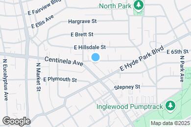 Map image of the property - 520 E Hyde Park Pl