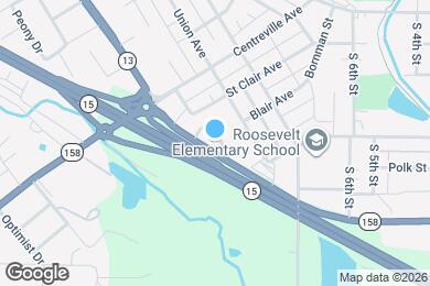 Map image of the property - 725 S Belt W