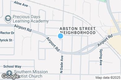 Map image of the property - 135 N Dade Ave