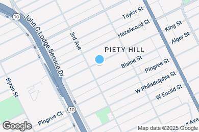 Map image of the property - 715 Gladstone Ave